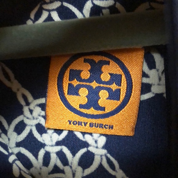 Tory Burch Nicola Navy Silk Dress xs - Picture 3 of 5